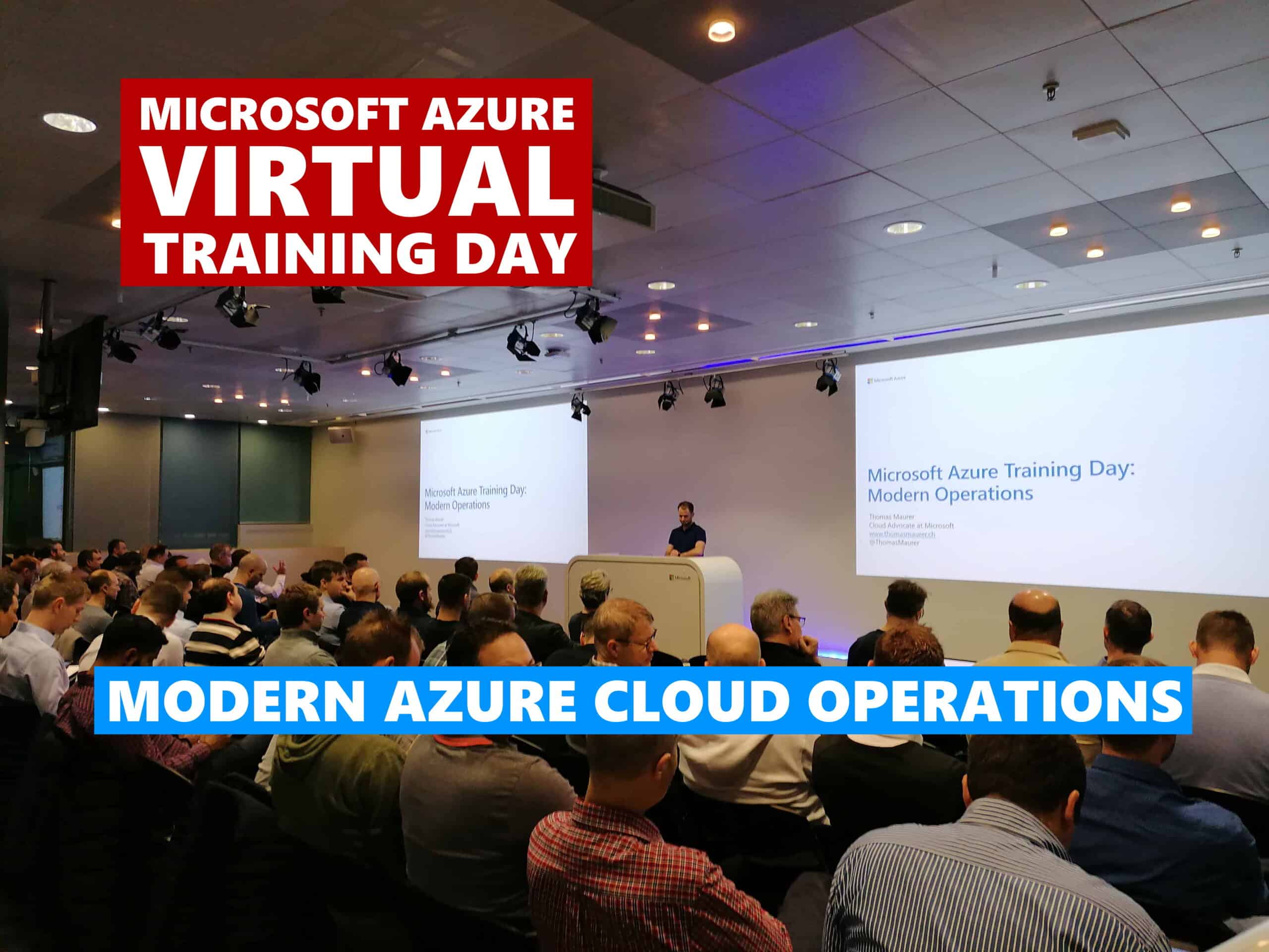 Microsoft Azure Virtual Training Day Modern Cloud Operations
