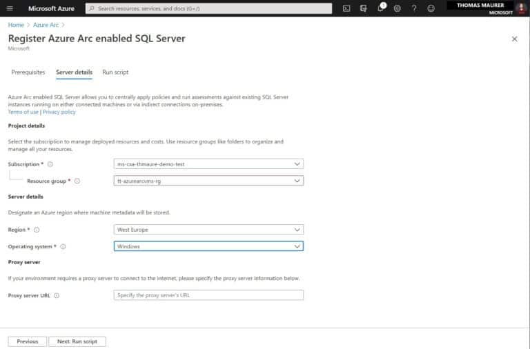 Register Azure Arc enabled SQL Server